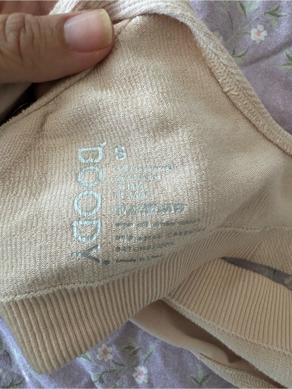 BOODY  -Seamfree Crop Bra (Small) - Picture 2 of 4